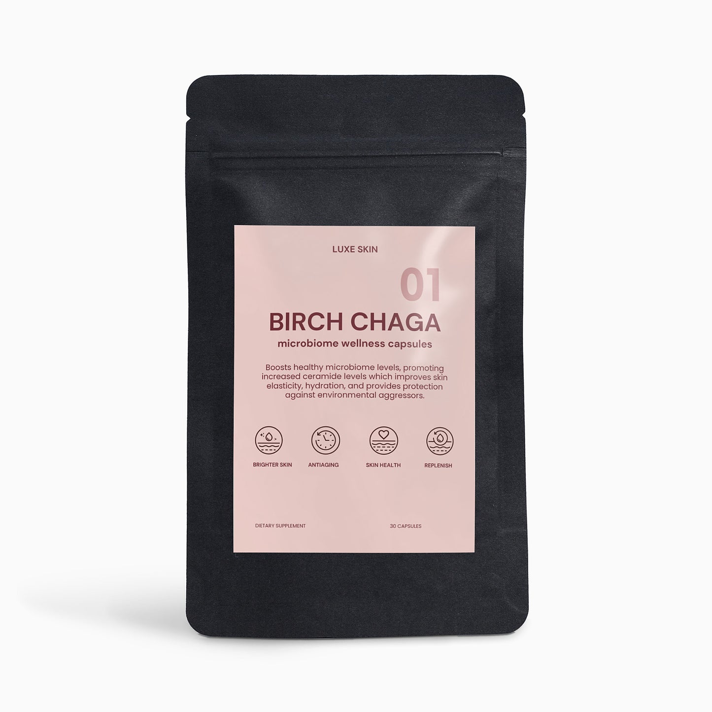 Inner Glow Detox- Birch Chaga Microbiome Wellness Capsules